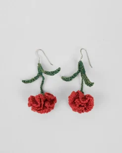 Brincos cravos vermelhos | Alice Aranha