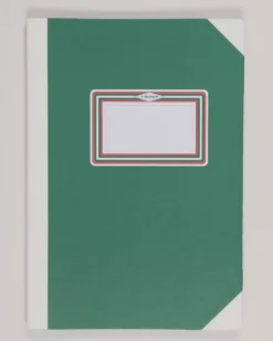 Caderno verde | Flecha