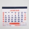 Calendário de Parede 2026