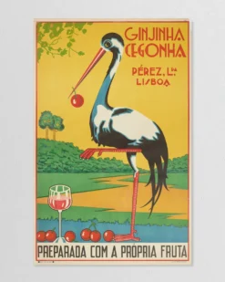 Cartaz "Ginjinha Cegonha"