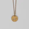 Fio e medalha dourada com pássaro 5 | Orquídea