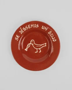 Prato de pão "Se déssemos um beijo"